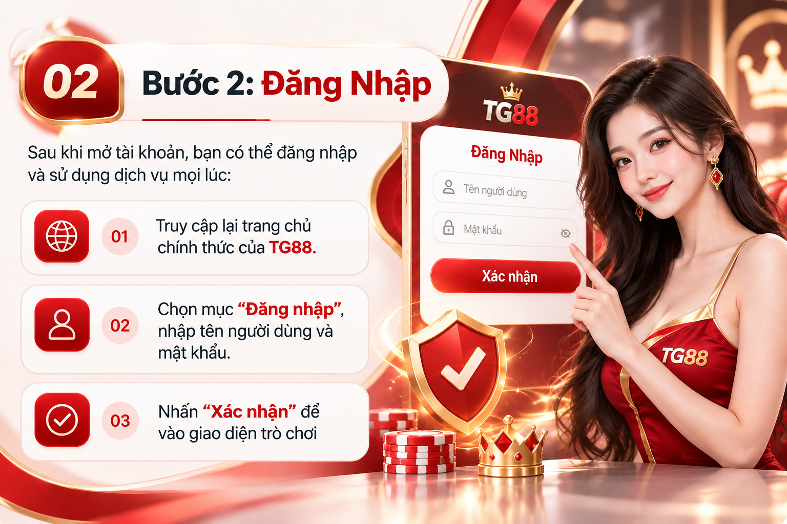 Bước 2: Đăng nhập